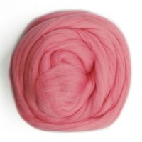 Полутонкая шерсть (для валяния) - 324 (св.азалия)