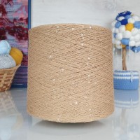 Kolibri с пайетками - 081 (песочный с прозр.пайет)