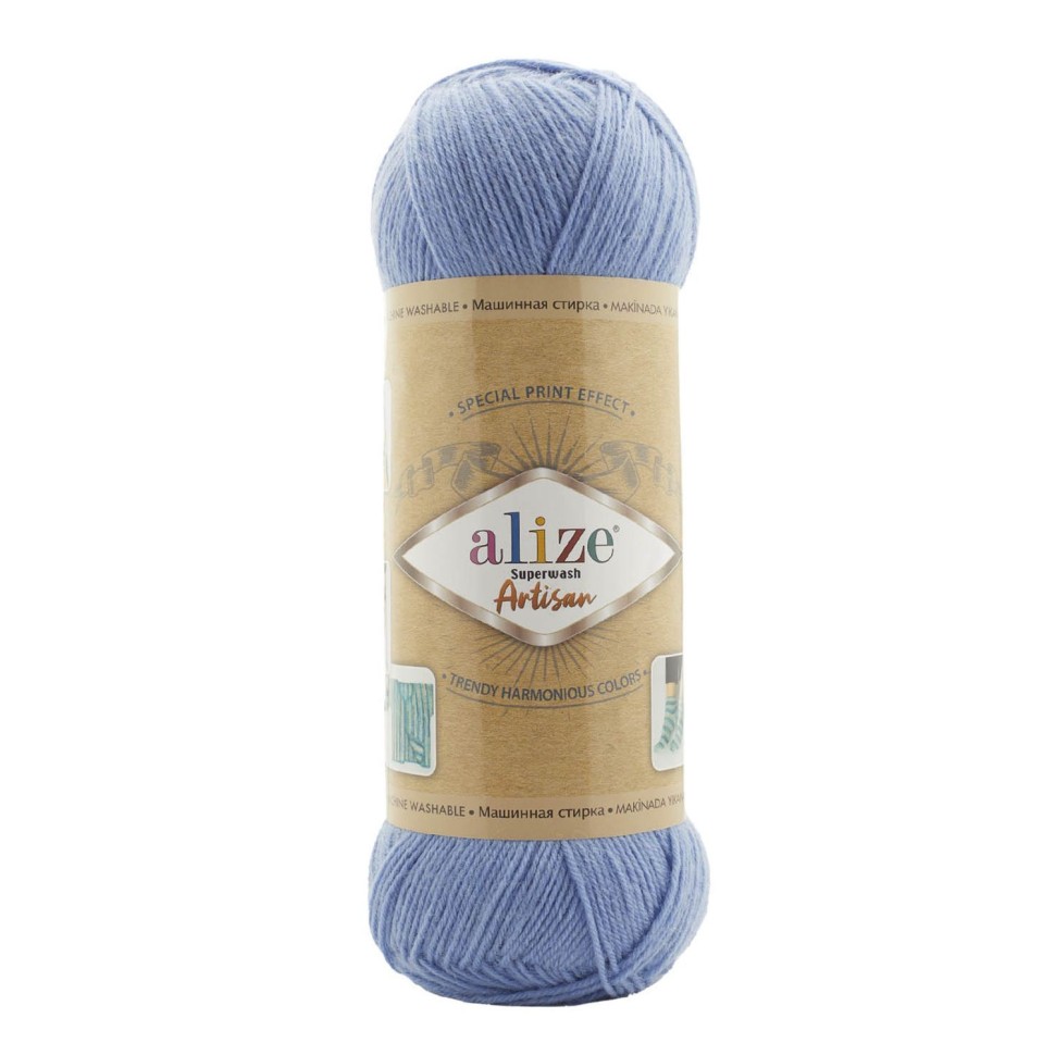 SUPERWASH ARTISAN ALIZE - 432 (стальной)