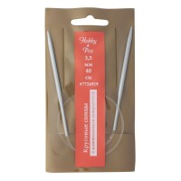 7724919 Спицы круговые алюминиевые с покрытием 40см, 3,50мм Hobby&amp;Pro