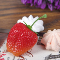 Муляж &quot;Клубника&quot; (цена за 1 шт, фасовка 10 шт) 4х4,5 см (10 шт.)