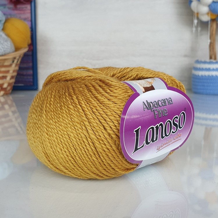 Alpacana fine Lanoso - 910 (горчица)