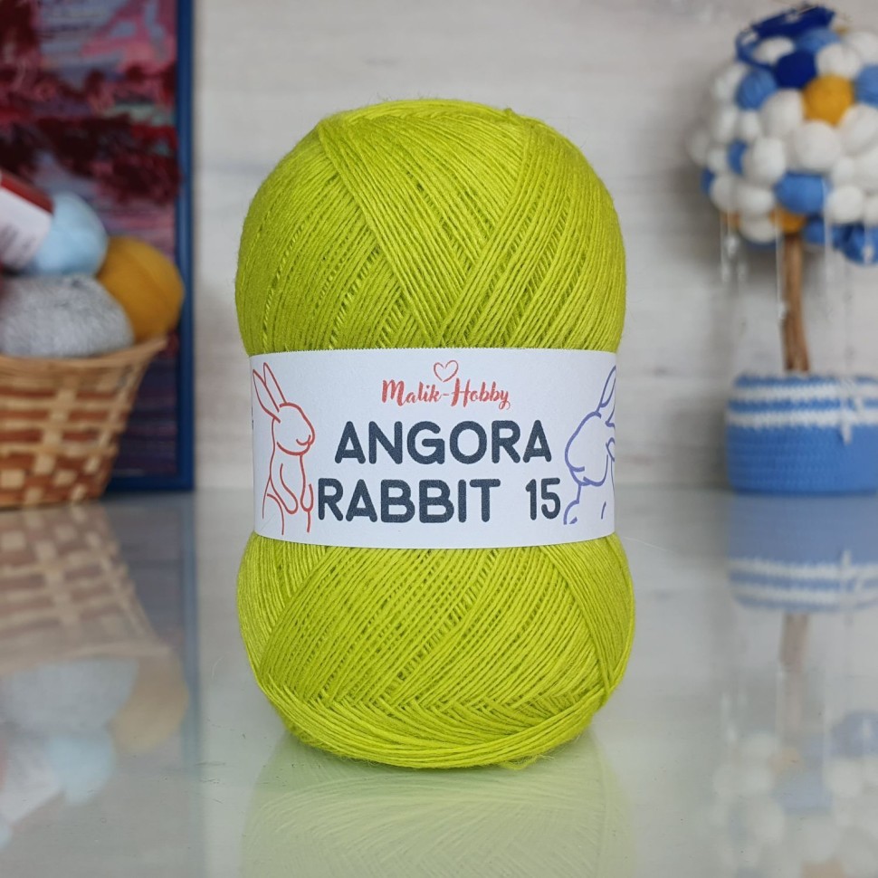 Angora Rabbit 15 - 078 (ярко-салатовый)
