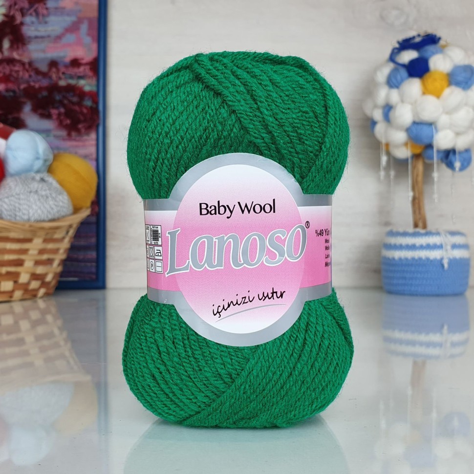 Baby wool Lanoso - 577 (зеленый)