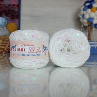 Колибри макси королевские пайетки - 155 (белый с пайет. крылья стрекозы)