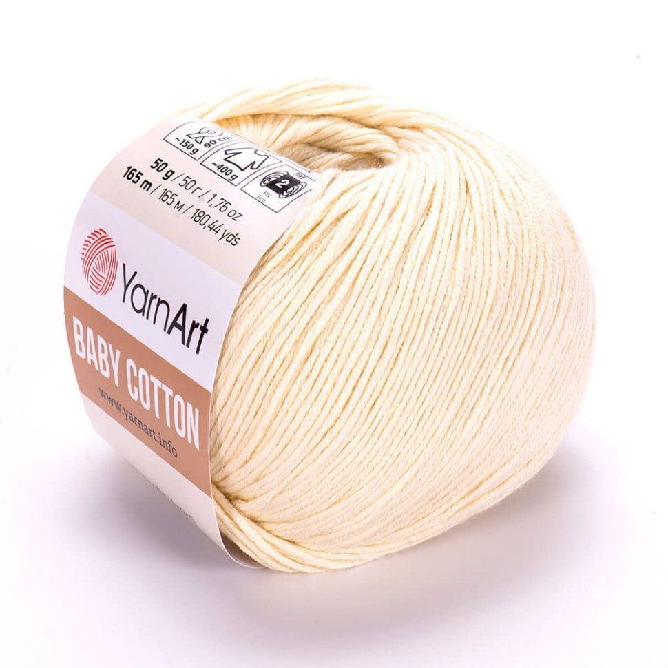 Baby Cotton YarnArt - 402 (кремовый)
