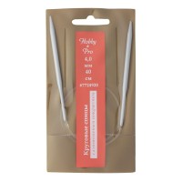 7724920 Спицы круговые алюминиевые с покрытием 40см, 4,00мм Hobby&amp;Pro