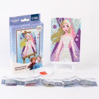 Алмазная мозаика для детей, 16 х 10,5 х 2 см &quot;Анна и Эльза&quot;, Холодное сердце