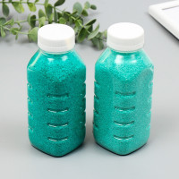 Песок цветной в бутылках &quot;Изумруд&quot; 500 гр МИКС