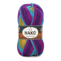 Vega Stripe, Nako - 82410 (лиловый/горчица/бирюза)