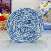 Ангорка меланж Рассказовская - 02 (бел-голу-небо)