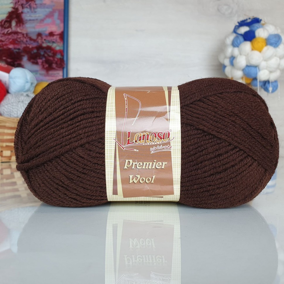 Premier wool Lanoso - 992 (т.шоколад)