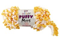 Puffy MORE (Alize) - 6282 (желт/белый)