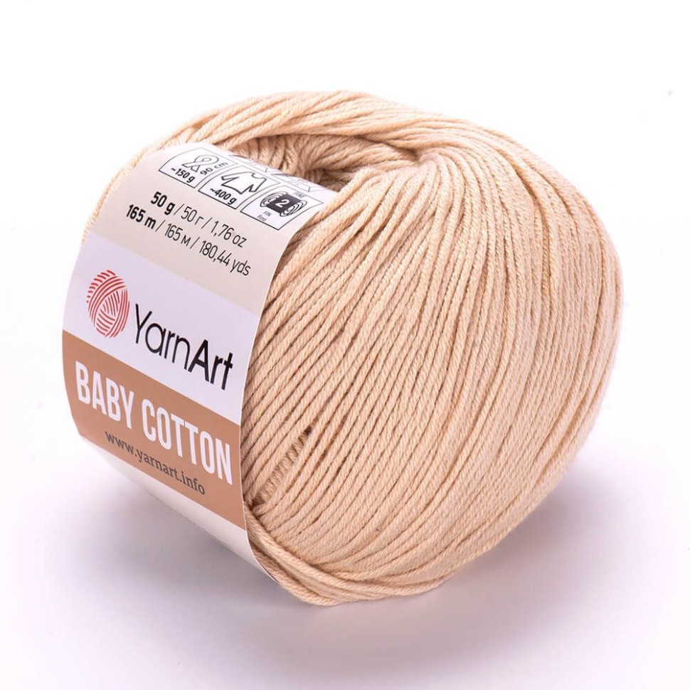 Baby Cotton YarnArt - 404 (бежевый)