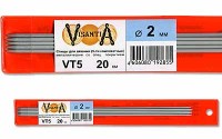 Спицы 5-ти компл. VT5 алюминий с покрытием d 2.0 мм 20 см/5 шт Visantia