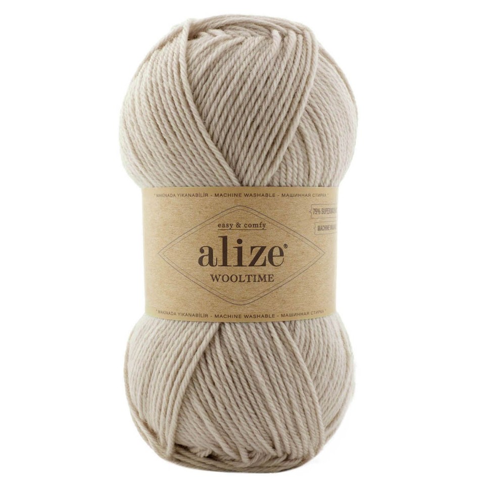 Wooltime, Alize - 152 (бежевый меланж)